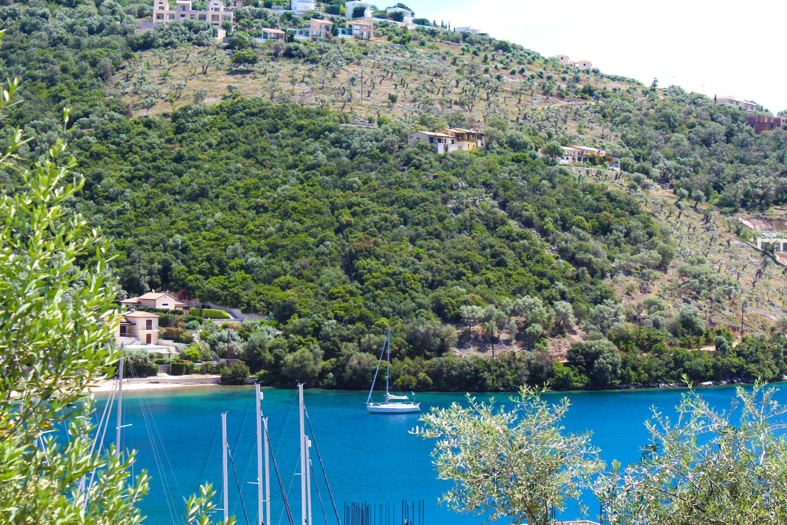 Sivota, Lands inside the village plan 1,855 + 500 sqm